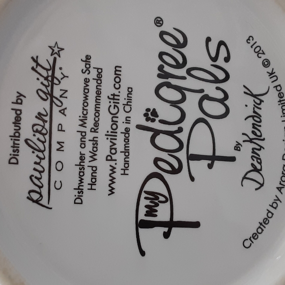 Pug Mug 10 oz My Pedigree Pals c2013 Dean Kendrick - Picture 13 of 13